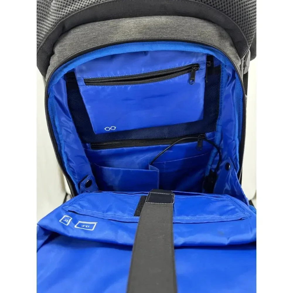 VGOAL Gray Laptop‎ Travel Backpack 13.3 Inch Water Resistant Carry On Work Bag